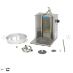  Ψησταριά κεμπάπ αερίου - 1 καυστήρας - 10kg κρέας